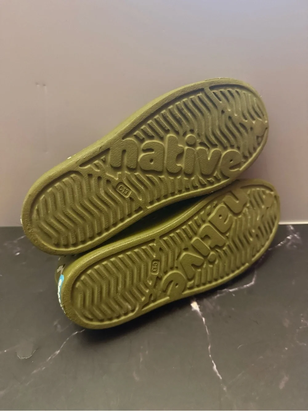 Native Olive Green Slip-On Waterproof Sneakers